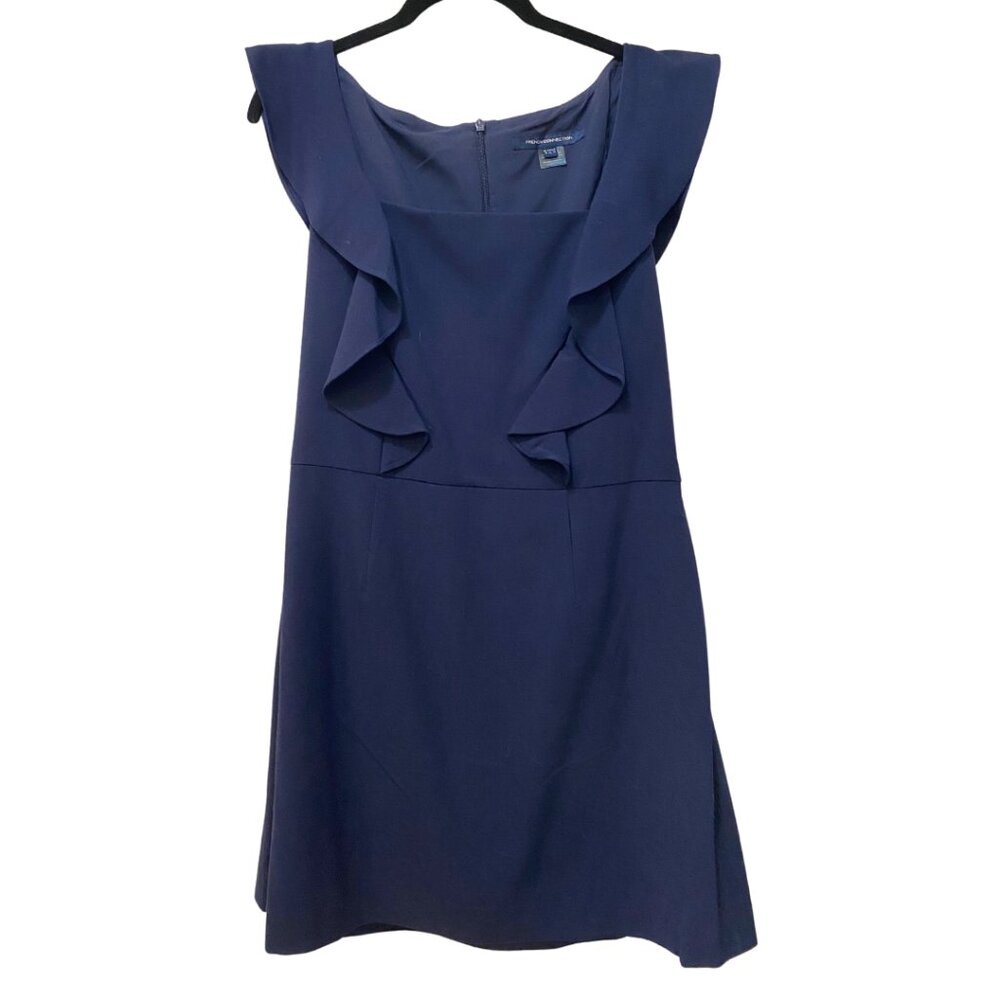 Navy Blue Midi French Connection Dress Size 12